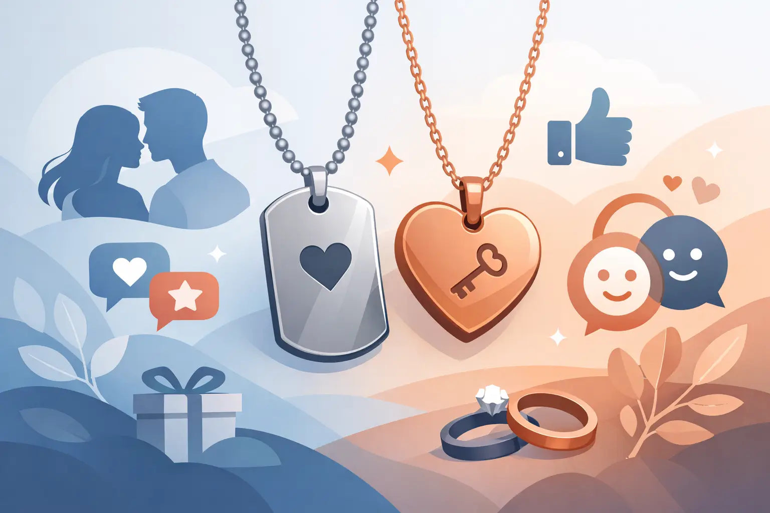 Opiniones de collares grabados para pareja