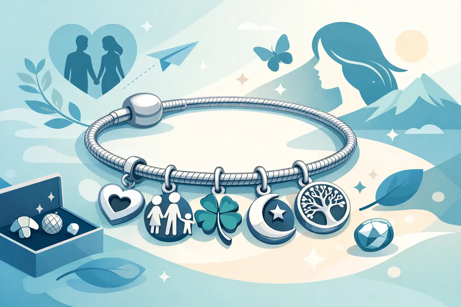Charms personalizados para pulsera con significado