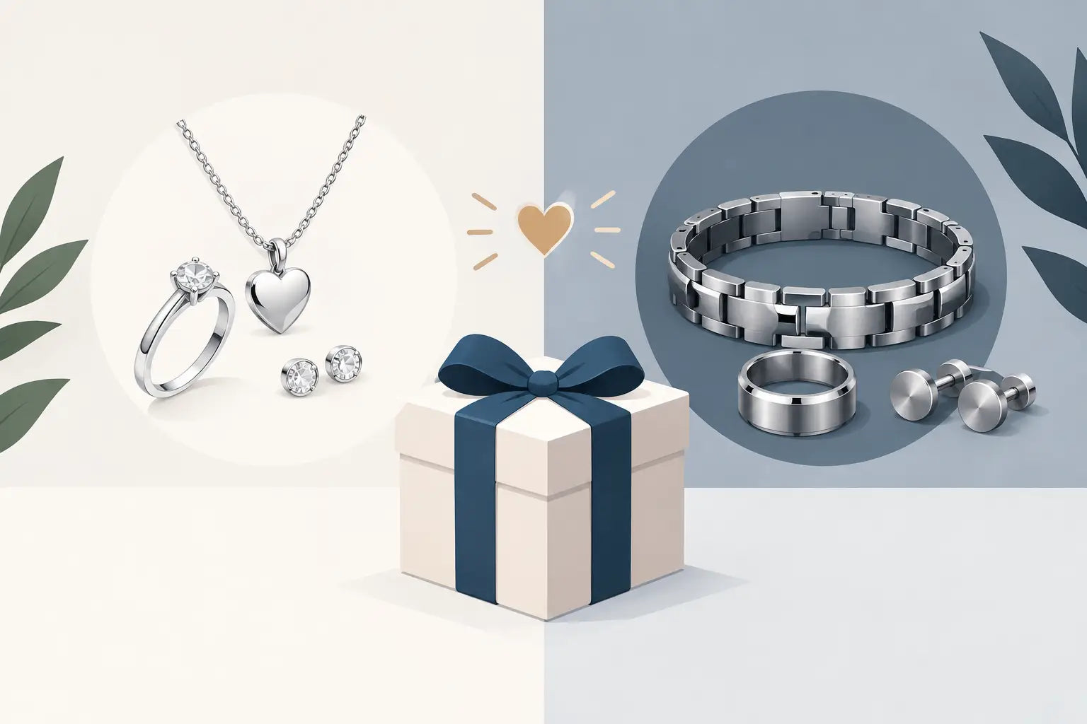 Plata o acero en joyería, ¿cuál regalar?