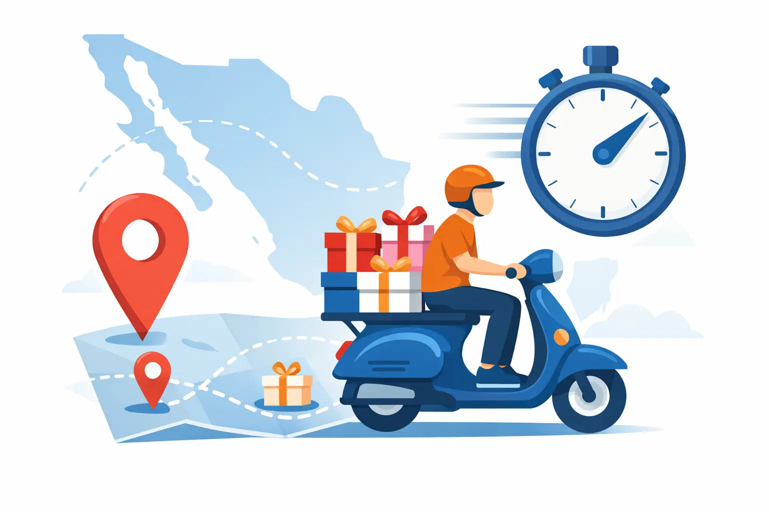Envío express de regalos en México para llegar a tiempo