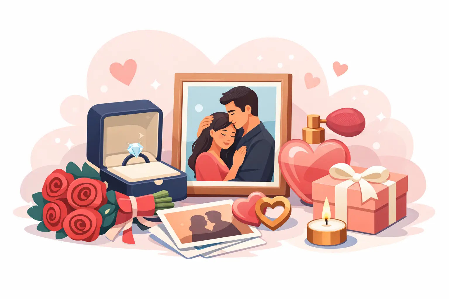 Regalos románticos que se quedan para siempre