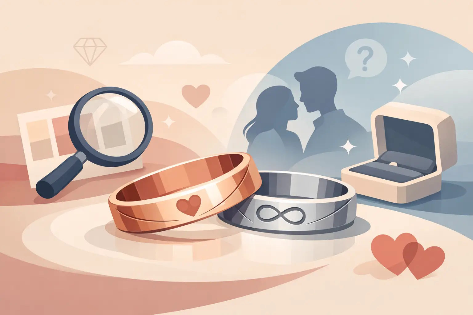 Anillo grabado para pareja: cómo elegirlo