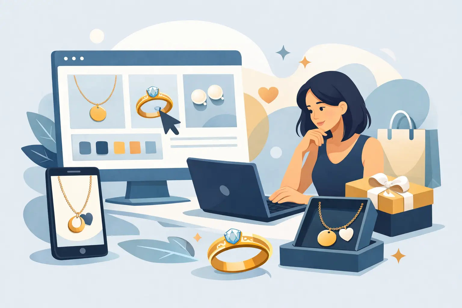 Comprar joyas personalizadas en línea hoy