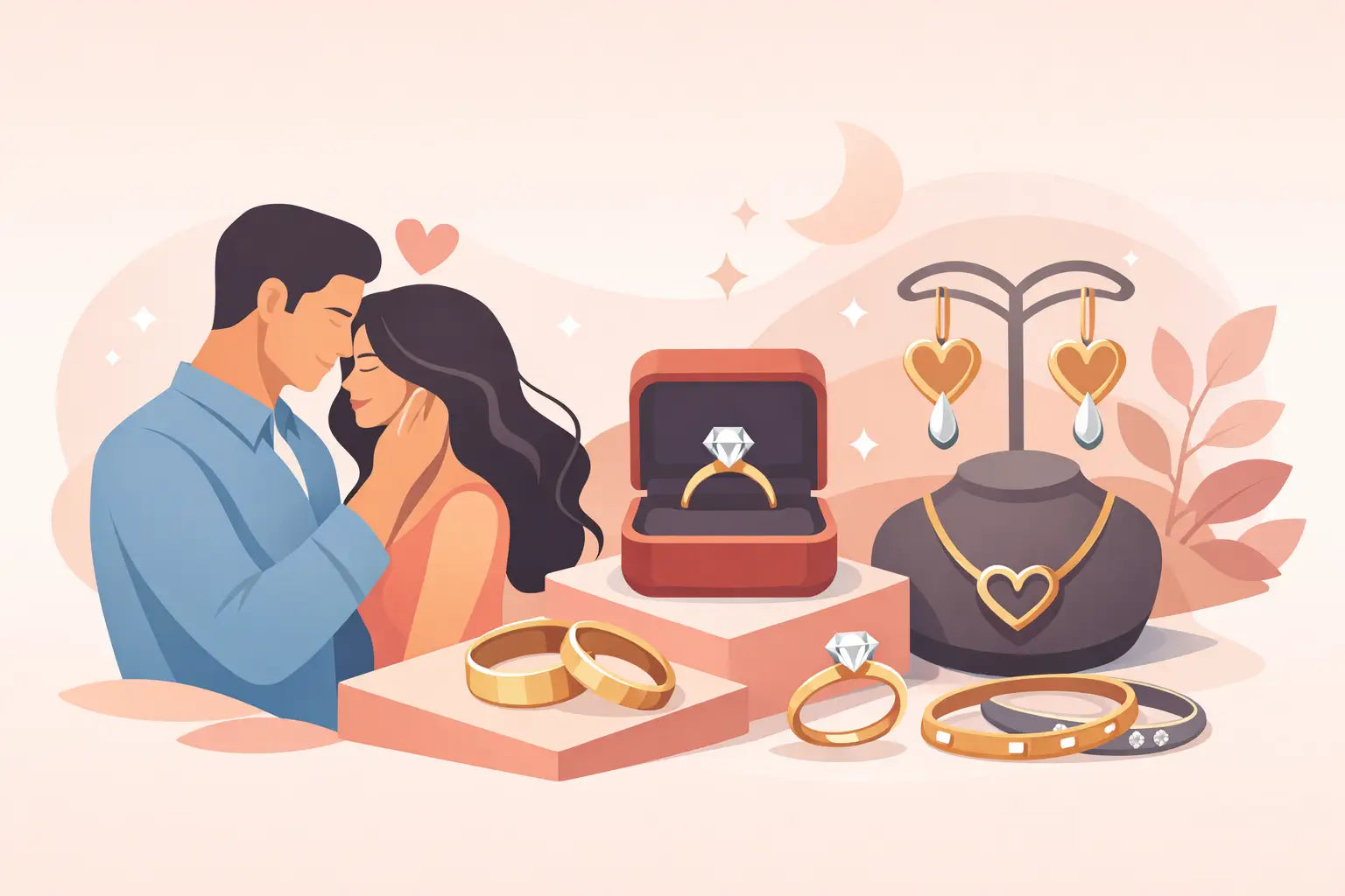 Guía de joyería para parejas que sí enamora