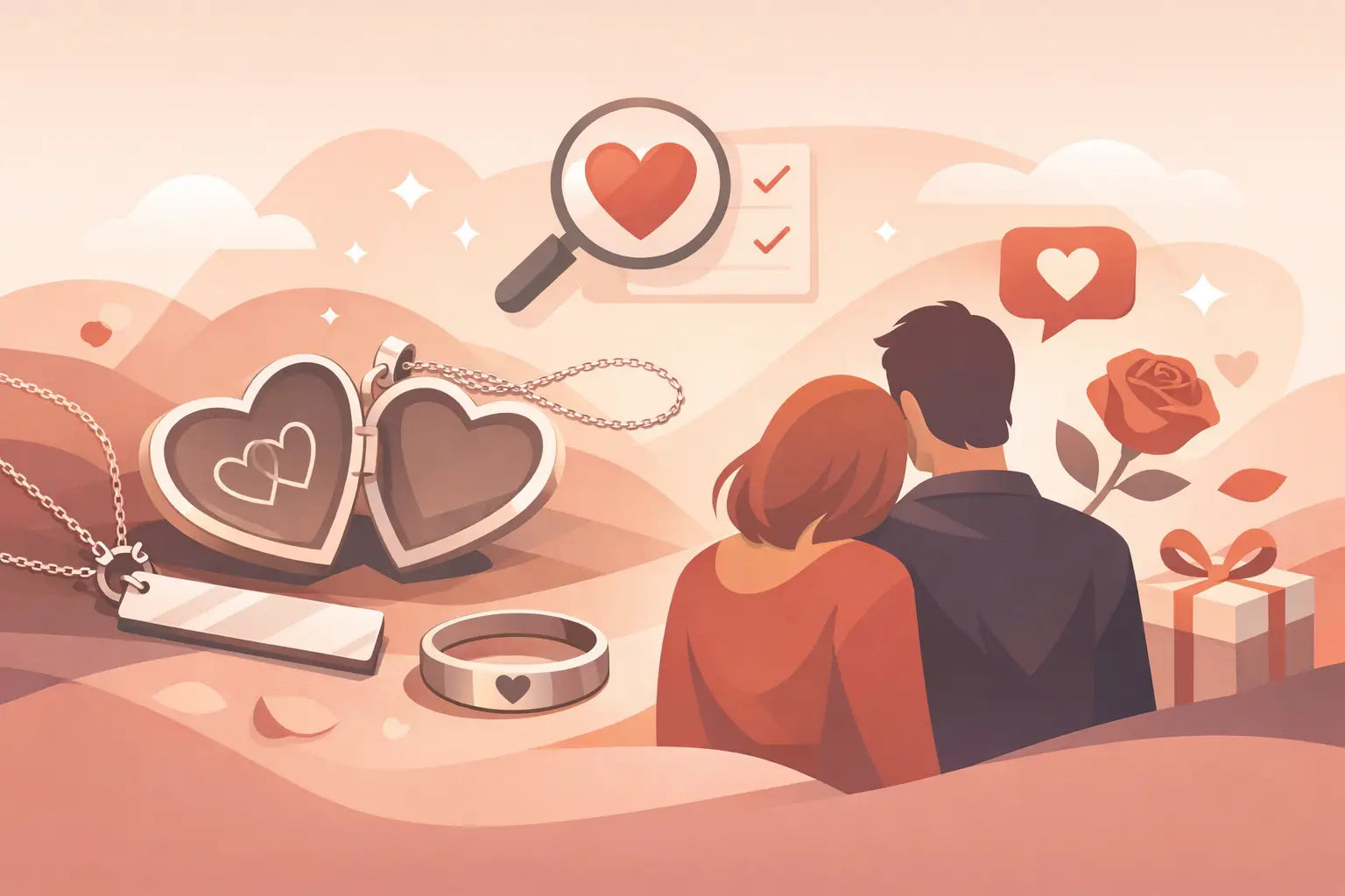 Cómo elegir joya grabable romántica bien