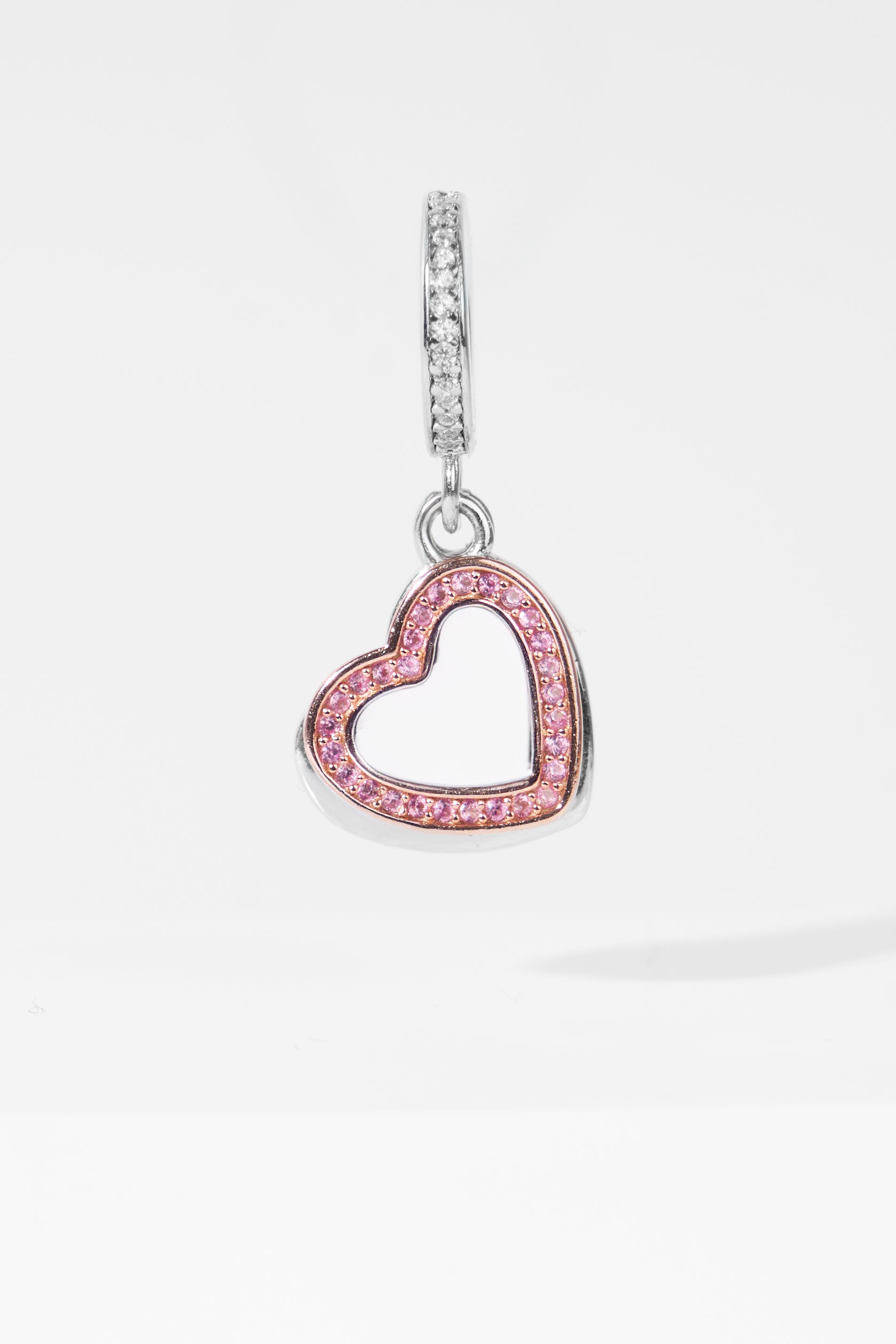 Charm Tag - Colgante Doble Corazón