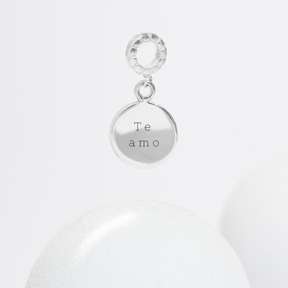 Charm Tag - Dije de Disco bail de rosca