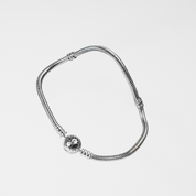 Flowtag - Brazalete Cadena de Serpiente con Cierre de Esfera