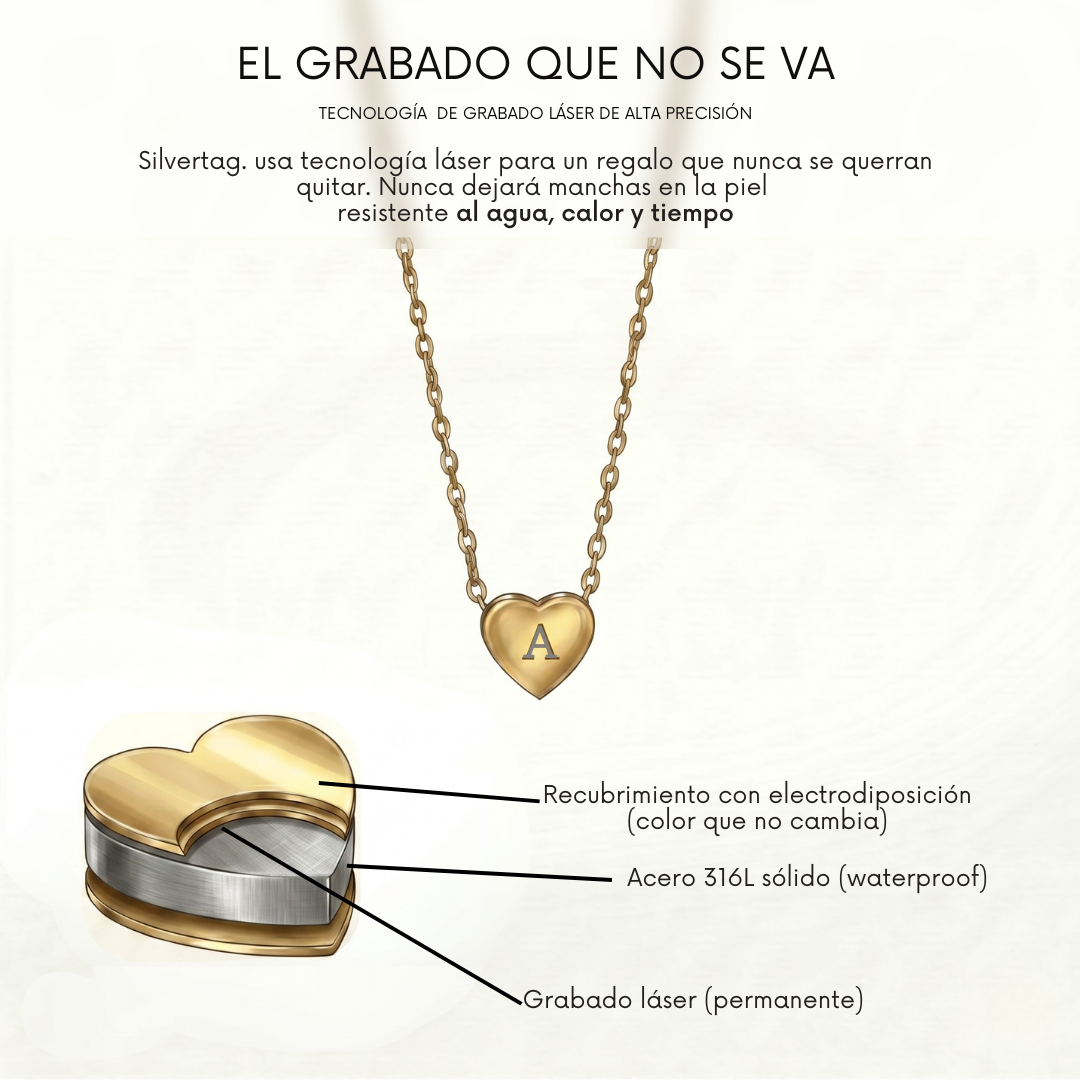 Heart Tag - Silvertag Shop
