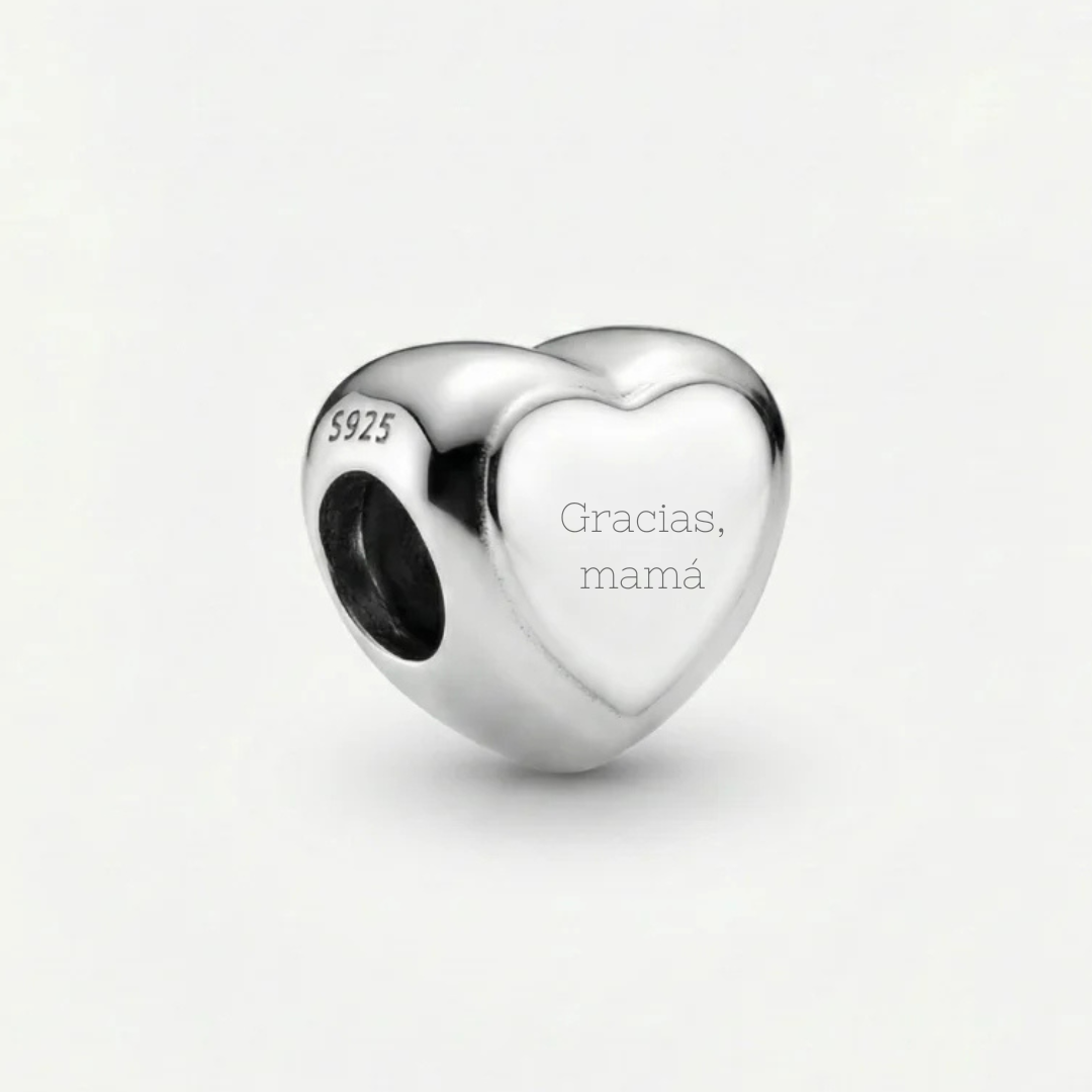Charm Tag - Corazón para Mamá - Silvertag Shop