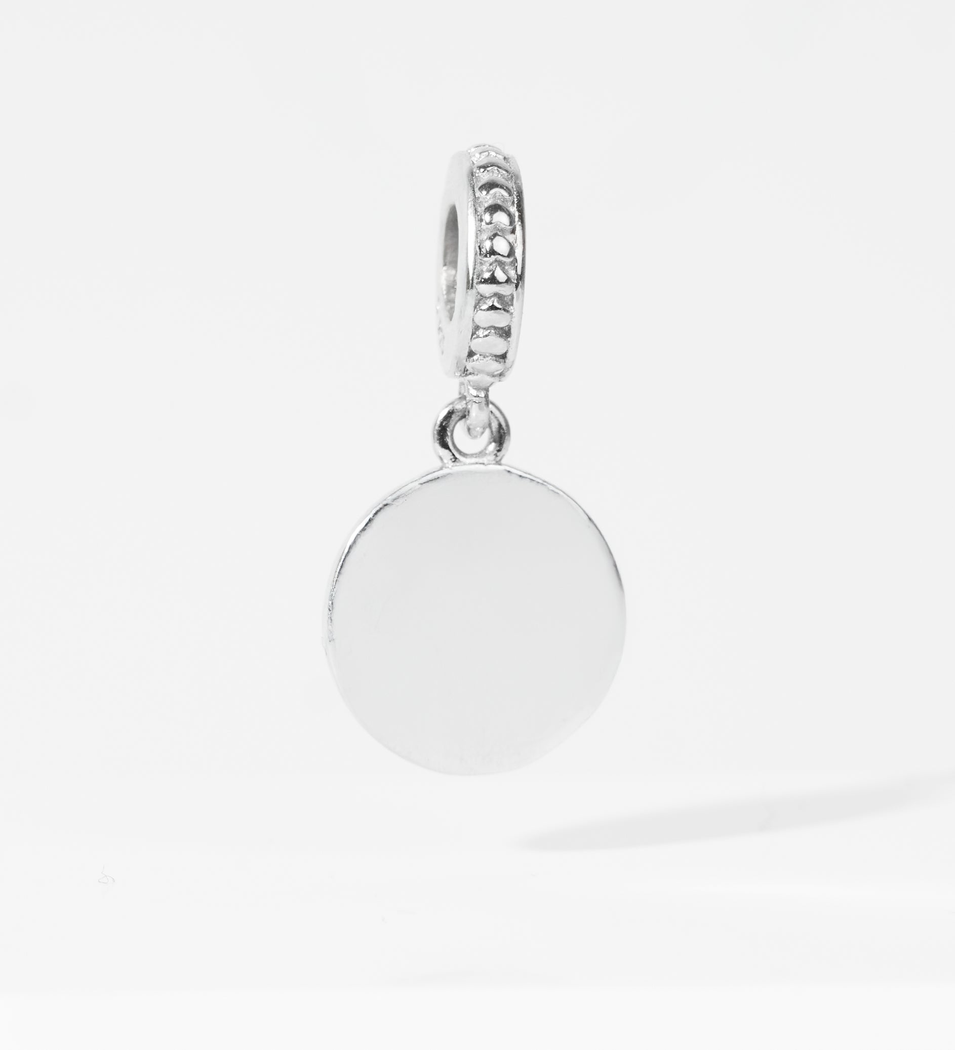 Charm Tag - Colgante Círculo liso - Club VIP - Silvertag Shop