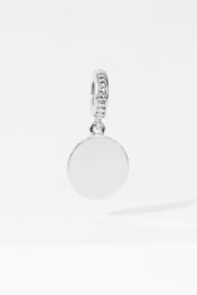 Charm Tag - Colgante Círculo liso - Club VIP - Silvertag Shop